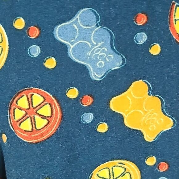 LuLaRoe Gummy Bear One Size (2-10) Butter Soft Legging Teal Citrus Stretch Pants - Picture 4 of 8